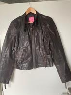 dames leren jas maat 40, Maat 38/40 (M), Bruin, Ophalen of Verzenden, Zo goed als nieuw