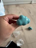 Blauw Turquoise Kastknoppen wolk - 6 Stuks, Ophalen of Verzenden, Nieuw