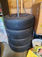 165/65 R14 continental winterbanden op velg z.g.a.n., Ophalen, 14 inch, Winterbanden, Band(en)