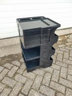 Zwarte kunststof trolley opbergmeubel 40 x 43 x 72 cm, Ophalen, Gebruikt, Onbekend, Nvt