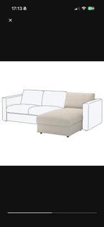 Vimle chaise longue gunnared beige, Huis en Inrichting, Ophalen, Zo goed als nieuw, Eenpersoons, Minder dan 150 cm