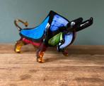 Stier van glas., Ophalen