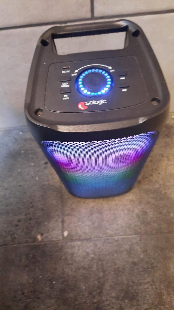 Draagbare Bluetooth Speaker met Lichteffecten, Audio, Tv en Foto, Luidsprekers, Gebruikt, Overige typen, Minder dan 60 watt, Overige merken