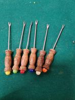 cocktailprikkers met houten handvat 6 stuks, Huis en Inrichting, Ophalen of Verzenden, 'T Olde Gre-j, Info@toldegrej.nl, Endepoelstraat 20f Didam