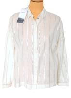 Nieuwe Suncoo blouse, Luca, wit/zilver, Mt. M, Kleding | Dames, Blouses en Tunieken, Maat 38/40 (M), Verzenden, Wit, Nieuw