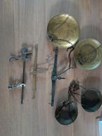 Oude weegschaal koper brons messing, Ophalen of Verzenden