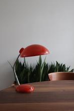 Vintage Massive oranje bureaulamp oranje / retro bauhaus 70, Ophalen of Verzenden, Zo goed als nieuw, Metaal, Minder dan 50 cm