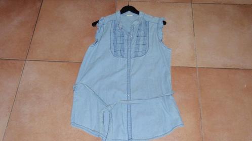 NIEUW! dames spijkerblouse mt Medium zonder mouw met riempje, Kleding | Dames, Blouses en Tunieken, Nieuw, Maat 38/40 (M), Blauw