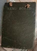 Leisteen Memobord / Krijtbord, Ophalen of Verzenden, Zo goed als nieuw, Krijtbord