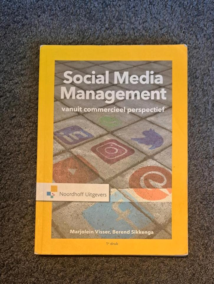 Social Media Management - Noordhoff - 9789001880040, Boeken, Economie, Management en Marketing, Zo goed als nieuw, Management