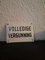 Bol emaille reclamebord 14x10cm, Verzamelen, Ophalen of Verzenden, Gebruikt, Reclamebord