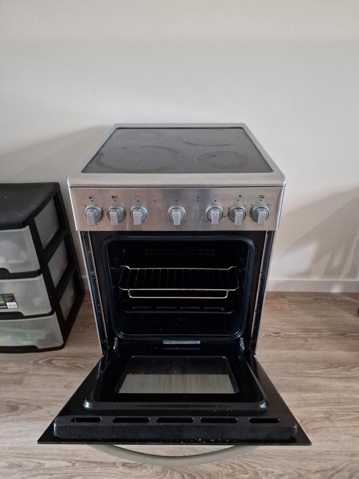 Aya Range ACV5063IX Fornuis - Goed Onderhouden!, Witgoed en Apparatuur, Fornuizen, Gebruikt, Vrijstaand, Keramisch, 4 kookzones