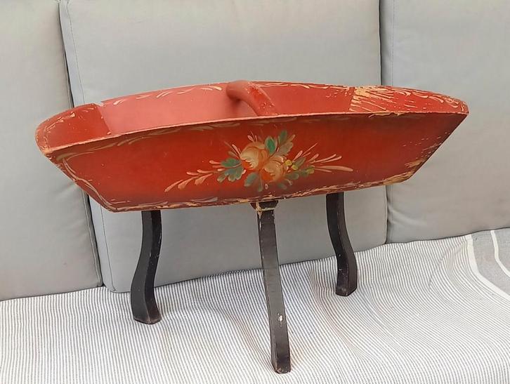 Zeldzame antieke brocante houten bloembak, Antiek en Kunst, Curiosa en Brocante, Ophalen