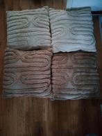 5 sierkussens kussens, Ophalen of Verzenden, Zo goed als nieuw, Beige, Vierkant