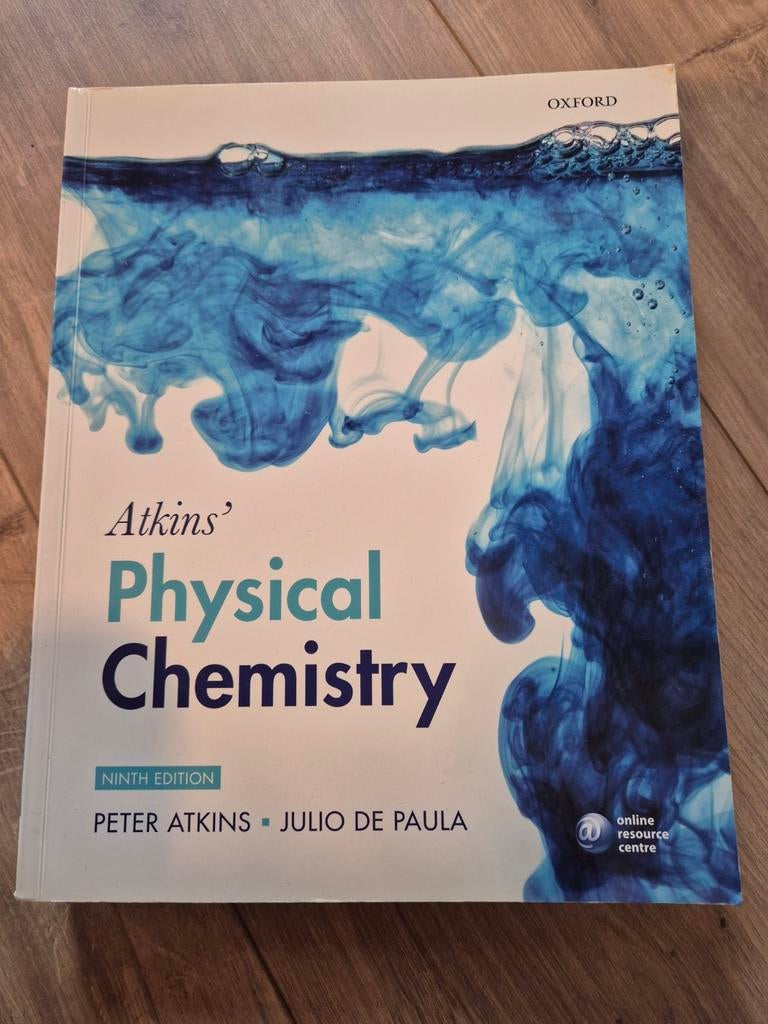 Atkins' Physical Chemistry - 9th Edition, Ophalen, Zo goed als nieuw, Vakgebied of Industrie, Peter Atkins, Julio de Paula