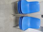 Kuipstoelen, Huis en Inrichting, Stoelen, Ophalen, Kunststof, Gebruikt, Blauw