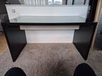 Bureau met glasplaat, Ophalen, Gebruikt, Glas, 70 tot 120 cm
