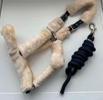 Bont halster HB Showtime steel blue met teddy maat Cob zgan, Ophalen of Verzenden, Zo goed als nieuw, Overige soorten