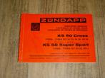 Zundapp Onderdelenboek KS 50 Cross/Super-Sport uitgave 01-75, Verzenden, Gebruikt