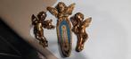 2 gouden engels + 1 engel met thermometer (54iv273/8), Antiek en Kunst, Curiosa en Brocante, Ophalen of Verzenden