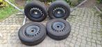 4 winterbanden met roestvrijstalen velg Renault Scenic, Auto-onderdelen, Banden en Velgen, Ophalen, Gebruikt, 16 inch, Banden en Velgen