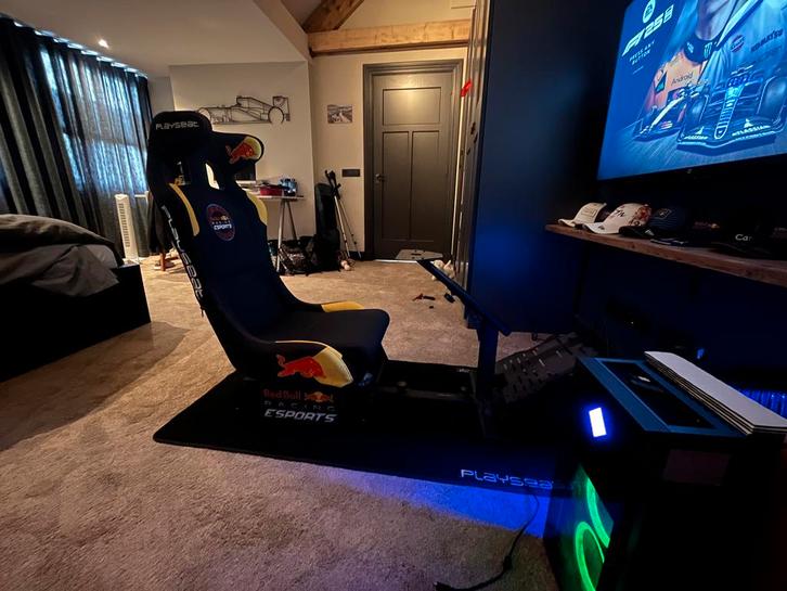 Complete Sim Race Setup - Red Bull, Fanatec, Spelcomputers en Games, Spelcomputers | Overige, Zo goed als nieuw, Ophalen of Verzenden