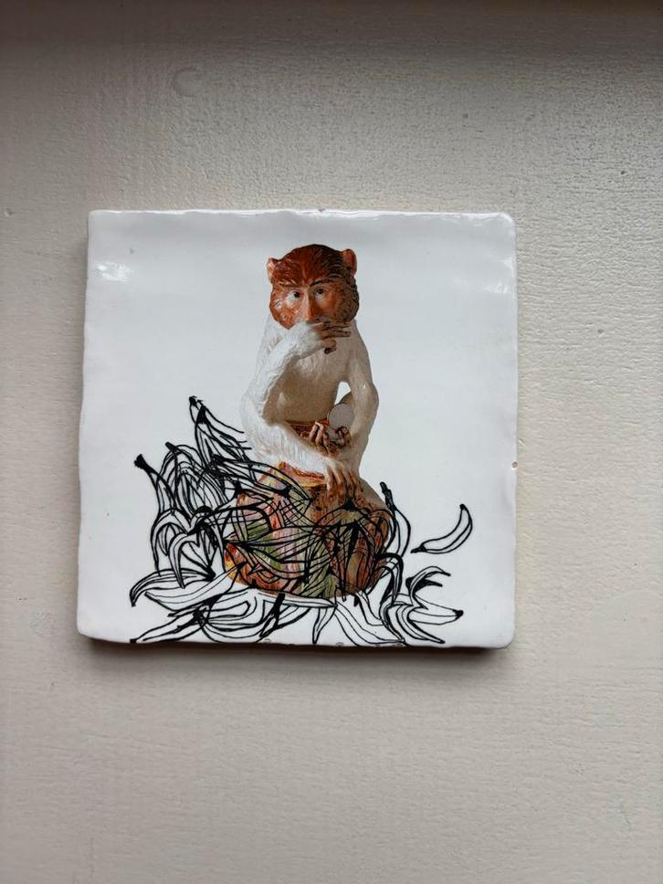 Storytiles tegel - Aap - 10x10cm, Huis en Inrichting, Woonaccessoires | Overige, Ophalen of Verzenden