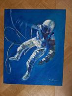 Jan Van Diemen  Uniek werk  Olie werk op doek, Ophalen