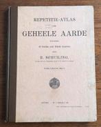 Repetitie Atlas der Geheele Aarde 1923 40 bladen + kaarten, Gelezen, Overige atlassen, Verzenden, 1800 tot 2000