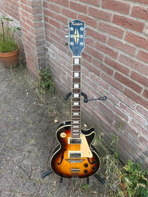 Keiper 109S. Vintage Hollowbody Les Paul-stijl jaren 70/80, Muziek en Instrumenten, Snaarinstrumenten | Gitaren | Elektrisch, Gebruikt
