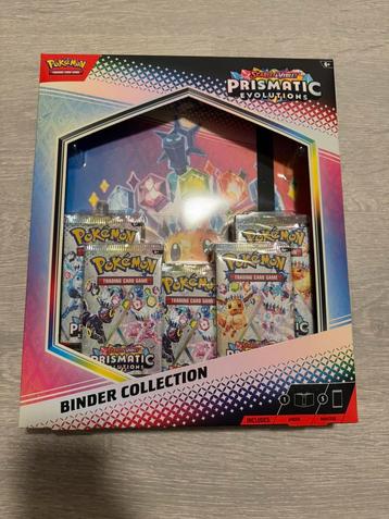 Pokemon prismatic evolutions binder collection beschikbaar voor biedingen