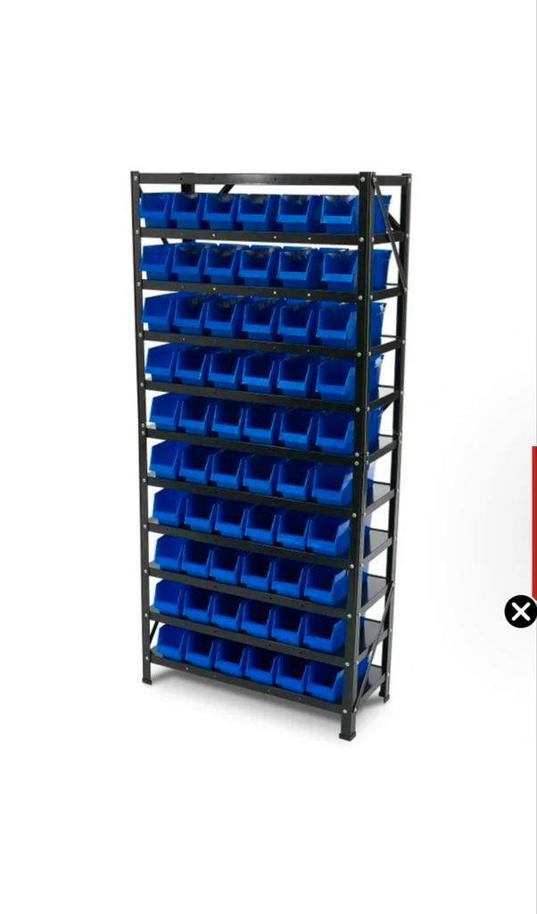 Bakkenkast 60 bakjes - Werkplaatsopslag ladenkast, Huis en Inrichting, Kasten | Roldeurkasten en Archiefkasten, Nieuw, 150 tot 200 cm