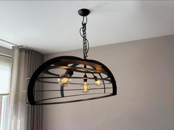 Prachtige industriële hanglamp ztahl tivoli ovaal ral 9005 beschikbaar voor biedingen
