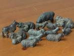 Herdershond met schapen mooi antiek Engels speelgoed van tin, Antiek en Kunst, Ophalen of Verzenden