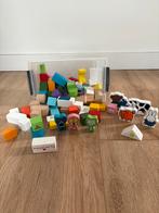 Houten blokken 2 sets, Kinderen en Baby's, Speelgoed | Houten speelgoed, Ophalen of Verzenden, Gebruikt