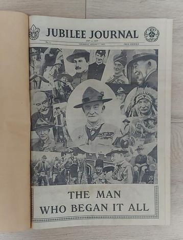 scouting Wereld Jamboree 1957 Set ingebonden kampkranten beschikbaar voor biedingen