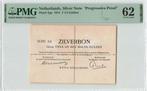 Nederland 2,5 gulden 1915 zilverbon proefdruk PMG62, Postzegels en Munten, Bankbiljetten | Nederland, Ophalen of Verzenden, 2½ gulden