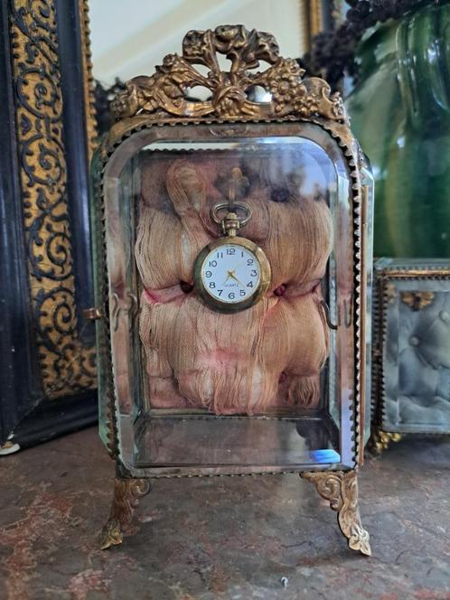 Groot Antiek Horloge Kastje, Antiek en Kunst, Antiek | Woonaccessoires, Ophalen of Verzenden
