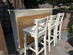 Bar voor tuinfeestje, Huis en Inrichting, Barren, Ophalen, Gebruikt, Inclusief barstoelen