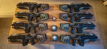 Lasergame Set - 8 Guns + 2 Doelen - Te Huur! beschikbaar voor biedingen