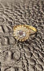 Prachtige 14k dames gouden ring, Sieraden, Tassen en Uiterlijk, Ringen, Nieuw, Ophalen of Verzenden, 17 tot 18, Dame