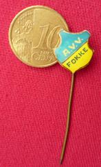 Oud voetbalspeldje a.v.v. FOKKE  (Amsterdam ) zgn plasticje, Ophalen of Verzenden, Gebruikt, Sport, Speldje of Pin