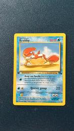 Krabby fossil 1st edition NL, Hobby en Vrije tijd, Verzamelkaartspellen | Pokémon, Ophalen of Verzenden, Losse kaart, Zo goed als nieuw
