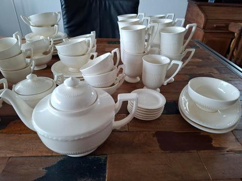 Recamier servies, Huis en Inrichting, Keuken | Servies, Gebruikt, Overige typen, Effen, Aardewerk, Ophalen