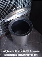 originele Solitaire / M-system rvs afvalemmer op wielen, Huis en Inrichting, Keuken | Keukenelementen, Minder dan 50 cm, Zo goed als nieuw