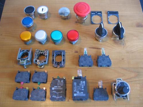 Telemecanique drukknoppen Harmony XB4 en XB5 serie., Hobby en Vrije tijd, Elektronica-componenten, Gebruikt, Verzenden