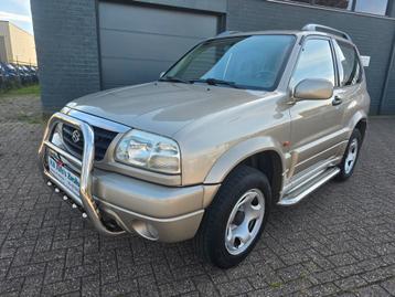 Suzuki Grand Vitara 1.6 Metal Top WIde Body 3D 2003 Beige beschikbaar voor biedingen