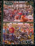 Falcon Puzzels Motor Show - 2 x 500 stukjes, Hobby en Vrije tijd, Denksport en Puzzels, Ophalen