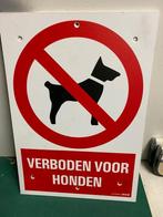 Verboden voor Honden borden, Ophalen of Verzenden, Zo goed als nieuw