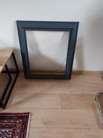Grote oude massief eiken lijst  66 bij 76 cm, Ophalen, Gebruikt, Hout, 75 cm of meer